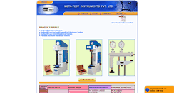 Desktop Screenshot of finemetatest.com
