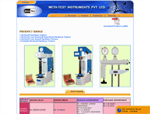 Tablet Screenshot of finemetatest.com